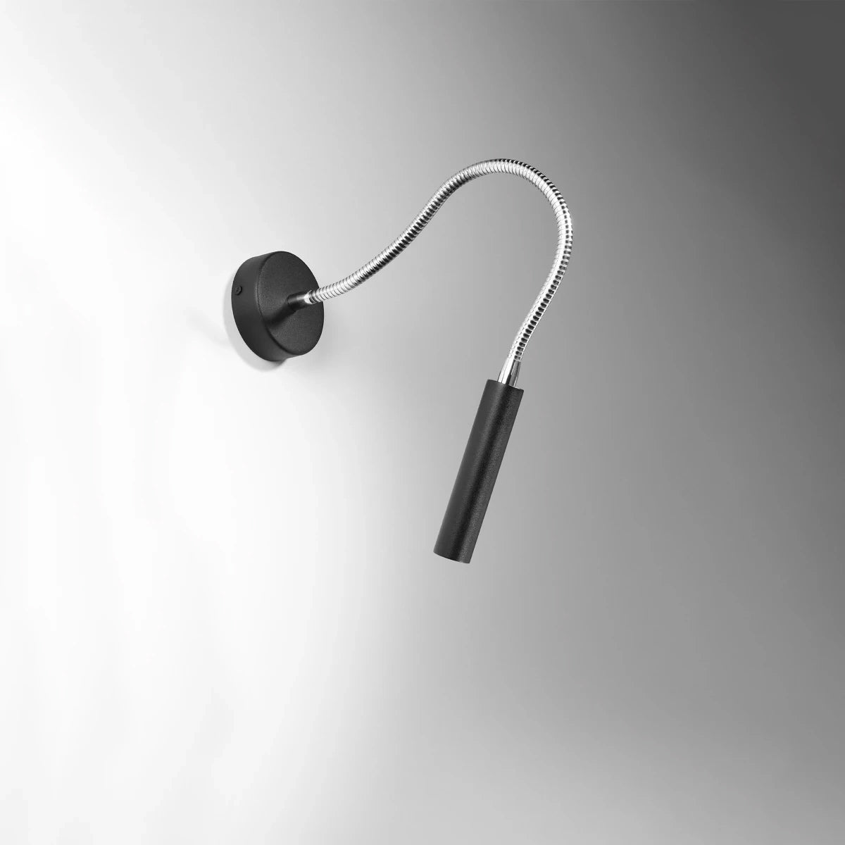 Steel Wall Light With Axil Lamp - Bittersweet Shimmer