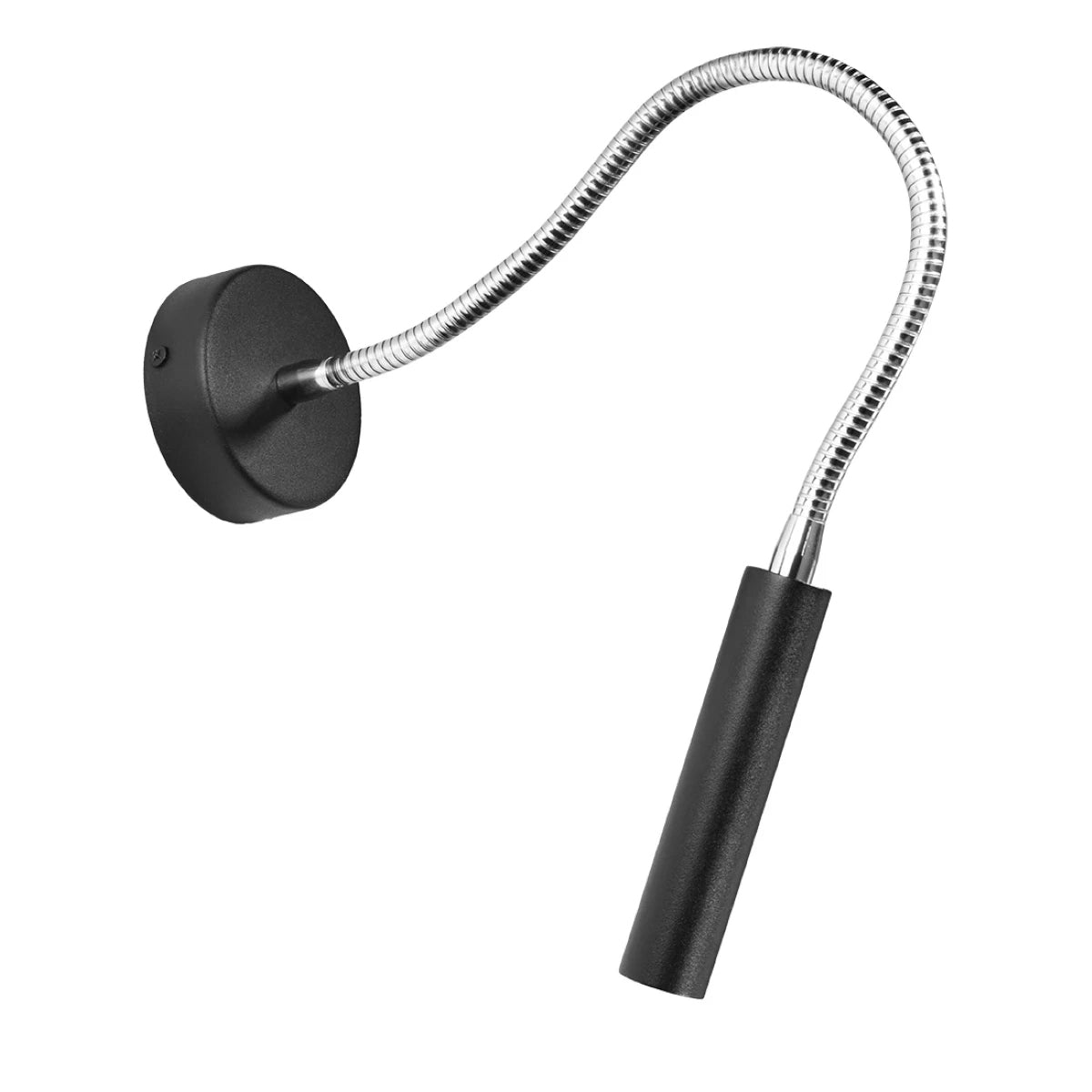 Steel Wall Light With Axil Lamp - Bittersweet Shimmer