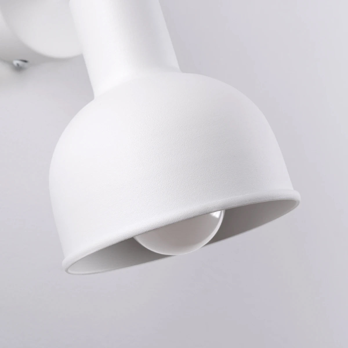 Steel Wall Light With Elba Lamp - Bittersweet Shimmer