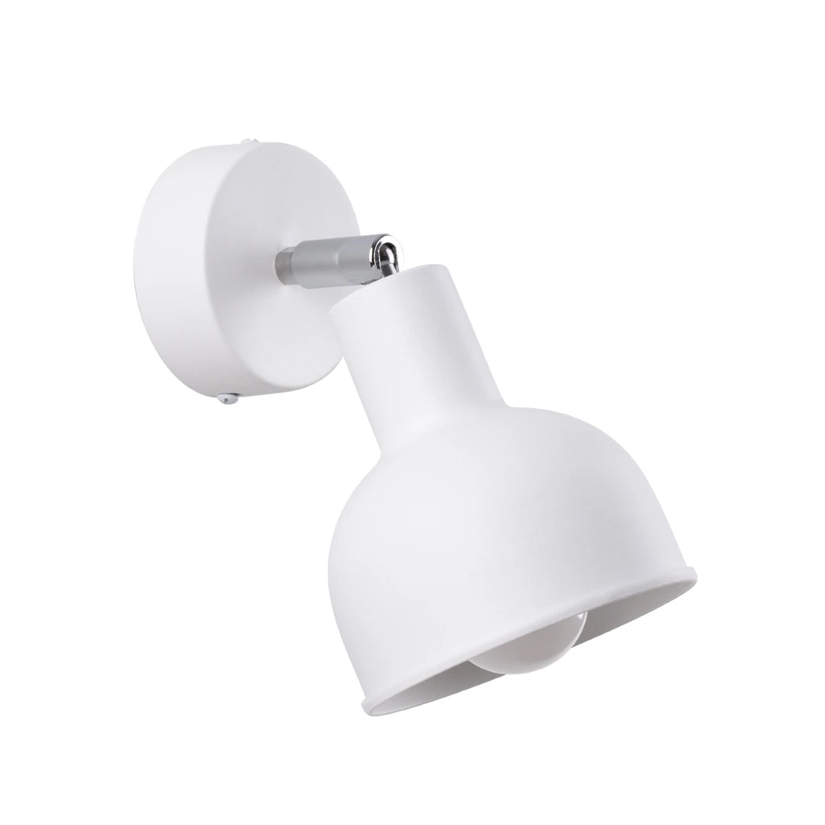 Steel Wall Light With Elba Lamp - Bittersweet Shimmer