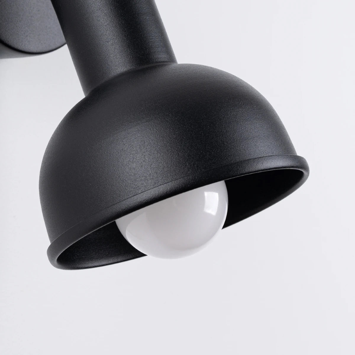 Steel Wall Light With Elba Lamp - Bittersweet Shimmer