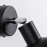 Steel Wall Light With Elba Lamp - Bittersweet Shimmer