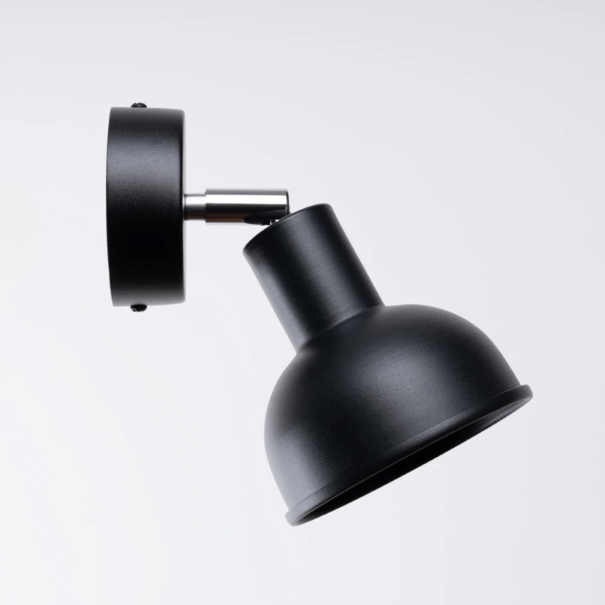 Steel Wall Light With Elba Lamp - Bittersweet Shimmer