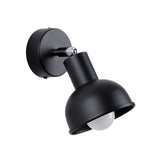 Steel Wall Light With Elba Lamp - Bittersweet Shimmer