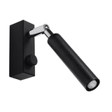 Steel Wall Light With Eyetech 1 Lamp - Bittersweet Shimmer