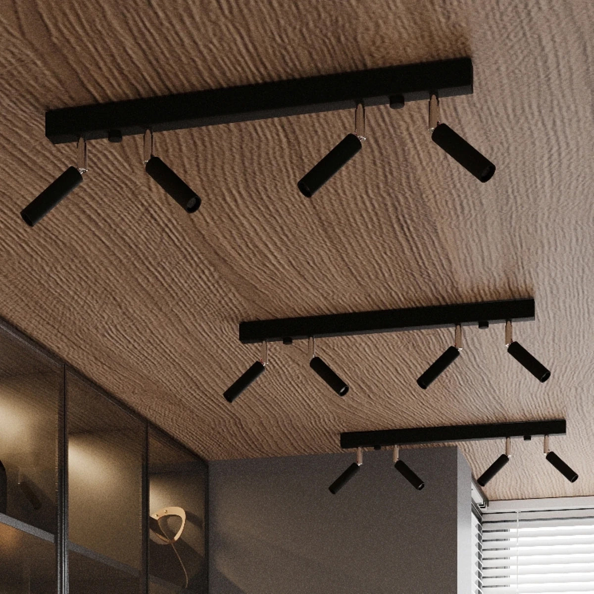 Steel Wall Light With Eyetech 1 Lamp - Bittersweet Shimmer