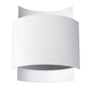 Steel Wall Light With Impact Lamp - Blue Sapphire