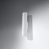 Steel Wall Light With Lagos Lamp - Ocean Green