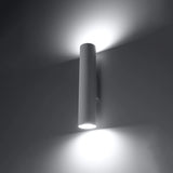 Steel Wall Light With Lagos Lamp - Ocean Green