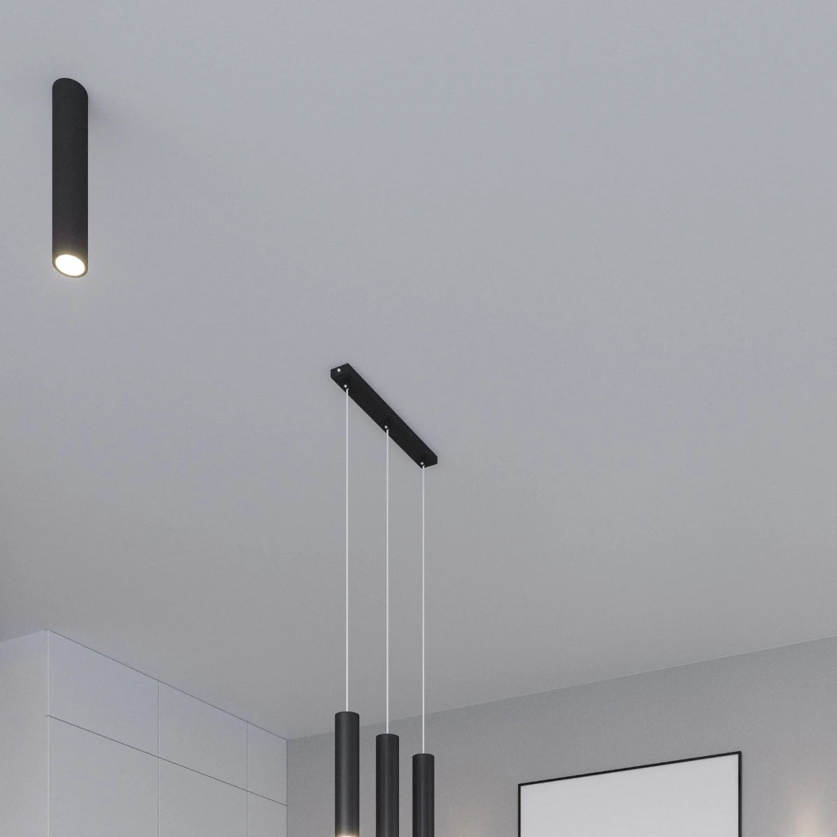 Steel Wall Light With Lagos Lamp - Ocean Green