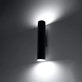 Steel Wall Light With Lagos Lamp - Ocean Green