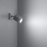 Steel Wall Light With Merida Lamp - Bittersweet Shimmer