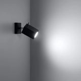 Steel Wall Light With Merida Lamp - Bittersweet Shimmer