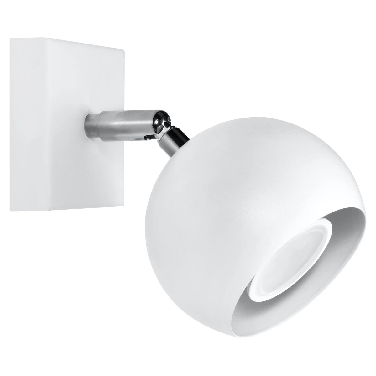 Steel Wall Light With Oculare Lamp - Bittersweet Shimmer