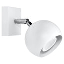 Steel Wall Light With Oculare Lamp - Bittersweet Shimmer