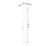 Steel Wall Light With Pastelo 2 Lamp - Ocean Green