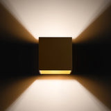 Steel Wall Light With Quad 1 Lamp - Deep Space