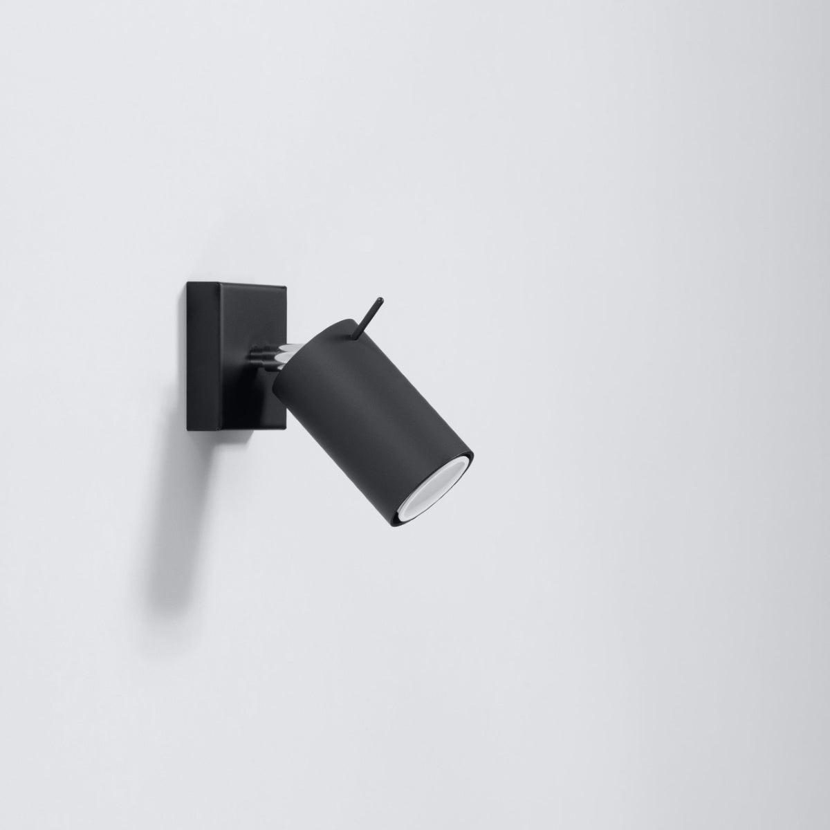 Steel Wall Light With Ring Lamp - Bittersweet Shimmer