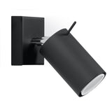 Steel Wall Light With Ring Lamp - Bittersweet Shimmer