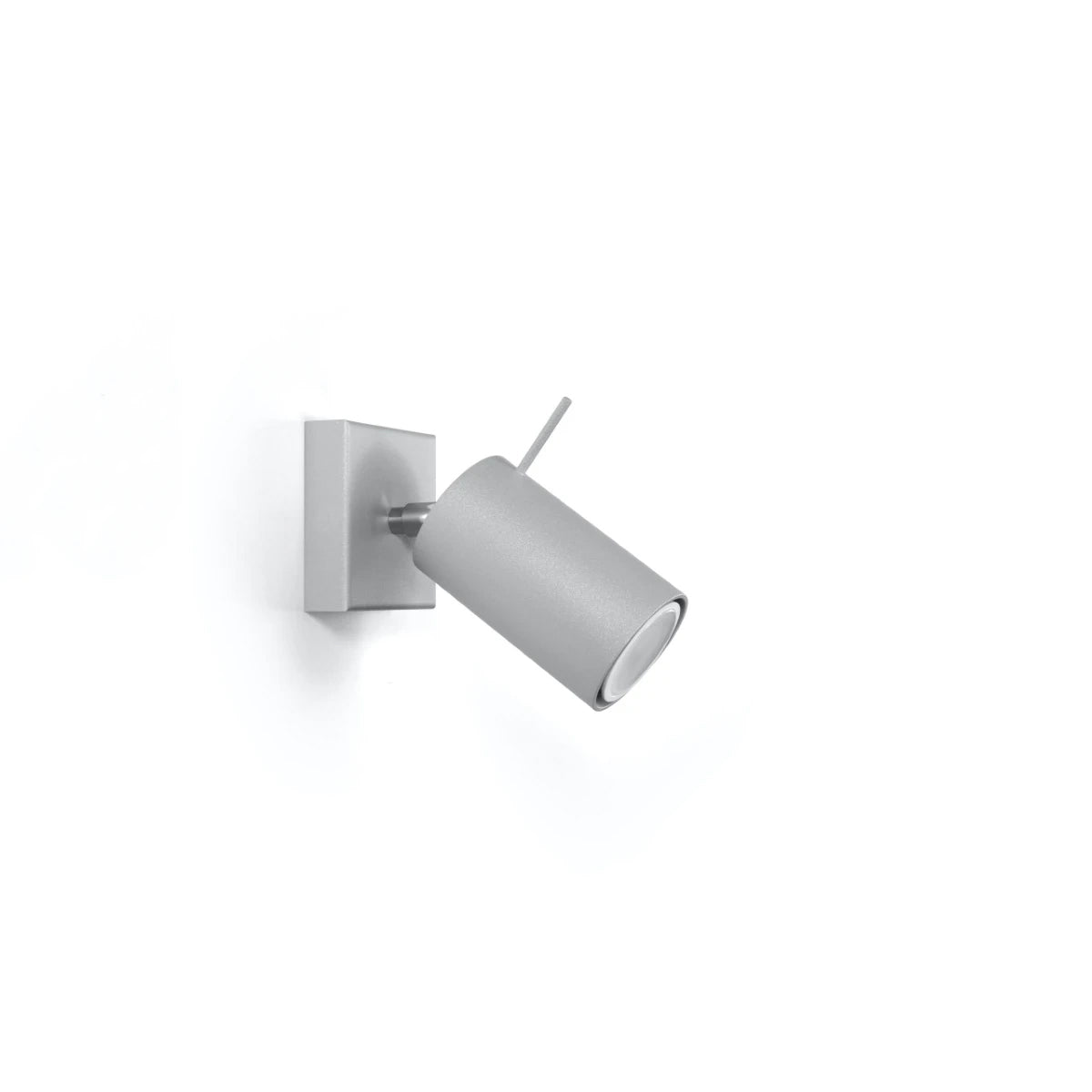 Steel Wall Light With Ring Lamp - Bittersweet Shimmer