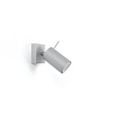 Steel Wall Light With Ring Lamp - Bittersweet Shimmer