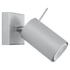 Steel Wall Light With Ring Lamp - Bittersweet Shimmer