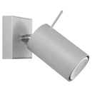 Steel Wall Light With Ring Lamp - Bittersweet Shimmer