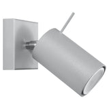 Steel Wall Light With Ring Lamp - Bittersweet Shimmer