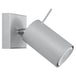Steel Wall Light With Ring Lamp - Bittersweet Shimmer