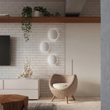 Steel Wall Light With Senses Lamp - Blue Sapphire