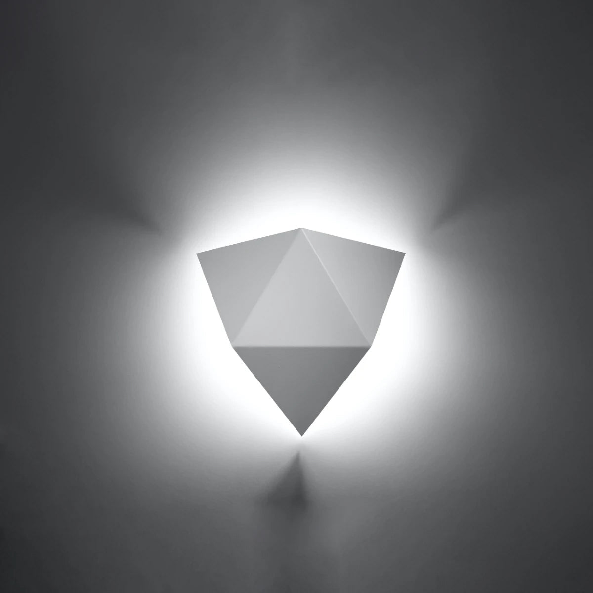 Steel Wall Light With Solido Lamp - Blue Sapphire