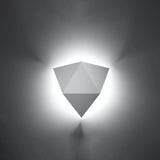 Steel Wall Light With Solido Lamp - Blue Sapphire