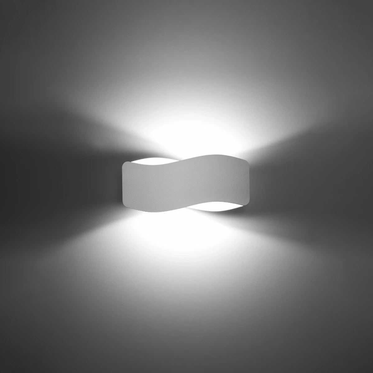 Steel Wall Light With Tila 30 Lamp - Blue Sapphire
