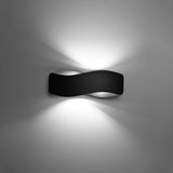 Steel Wall Light With Tila 40 Lamp - Blue Sapphire
