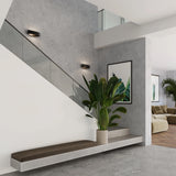 Steel Wall Light With Toni Lamp - Blue Sapphire