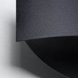 Steel Wall Light With Toni Lamp - Blue Sapphire