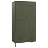 Steel Wardrobe 90cm Wide With 2 Doors - Vantage Home