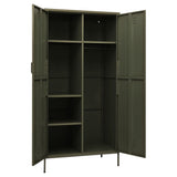 Steel Wardrobe 90cm Wide With 2 Doors - Vantage Home