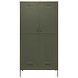 Steel Wardrobe 90cm Wide With 2 Doors - Vantage Home