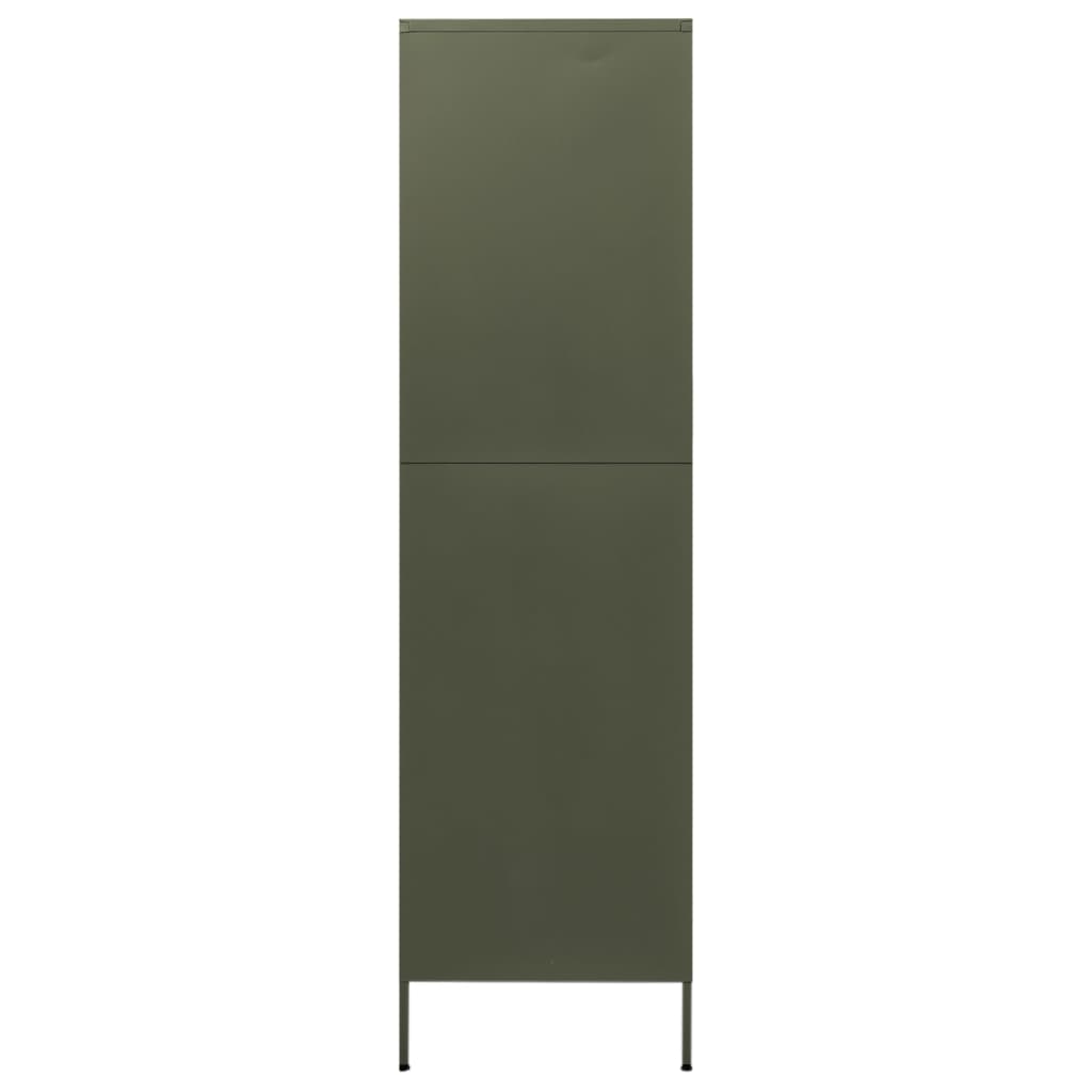 Steel Wardrobe 90cm Wide With 2 Doors - Vantage Home