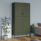 Steel Wardrobe 90cm Wide With 2 Doors - Vantage Home