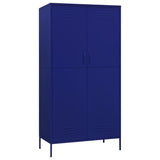 Steel Wardrobe 90cm Wide With 2 Doors - Vantage Home