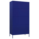 Steel Wardrobe 90cm Wide With 2 Doors - Vantage Home