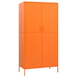 Steel Wardrobe 90cm Wide With 2 Doors - Vantage Home