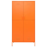 Steel Wardrobe 90cm Wide With 2 Doors - Vantage Home