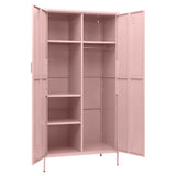 Steel Wardrobe 90cm Wide With 2 Doors - Vantage Home