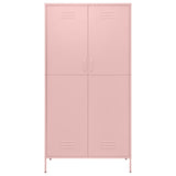Steel Wardrobe 90cm Wide With 2 Doors - Vantage Home