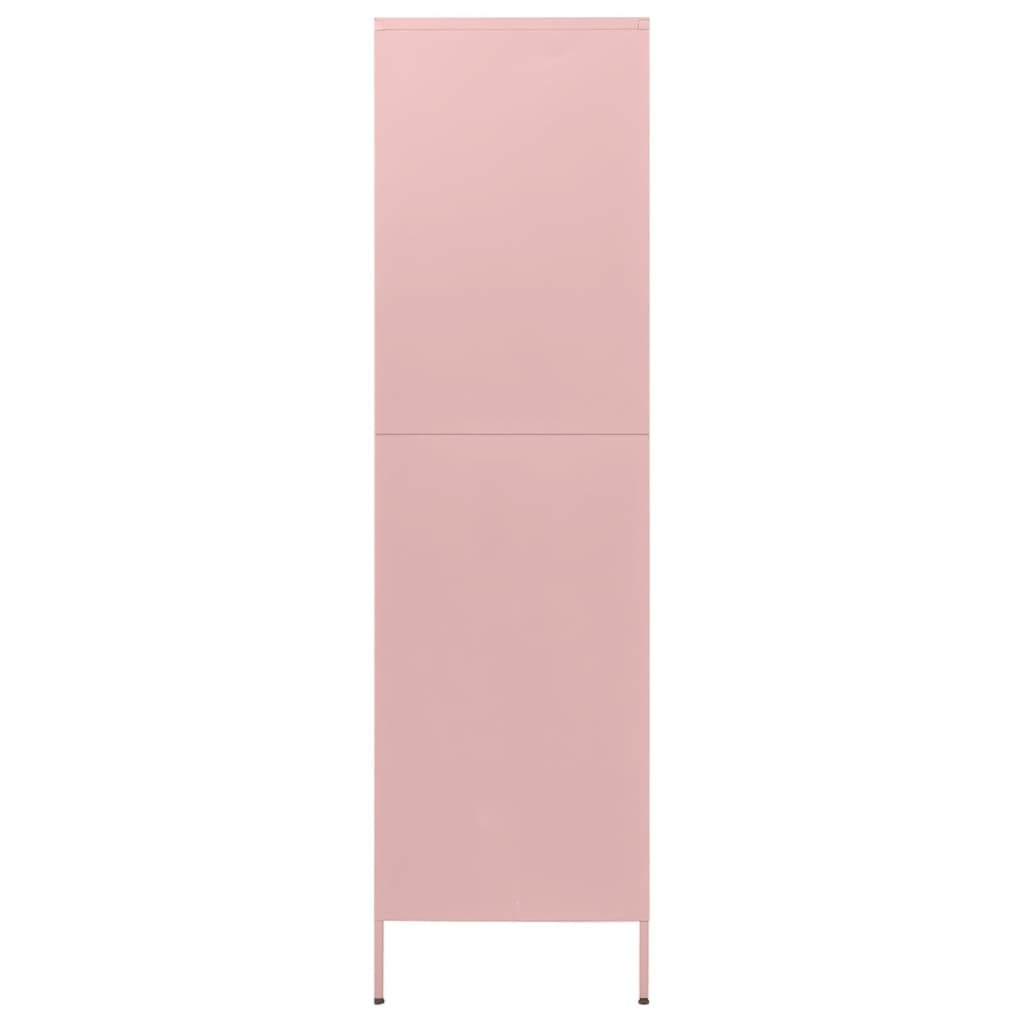 Steel Wardrobe 90cm Wide With 2 Doors - Vantage Home