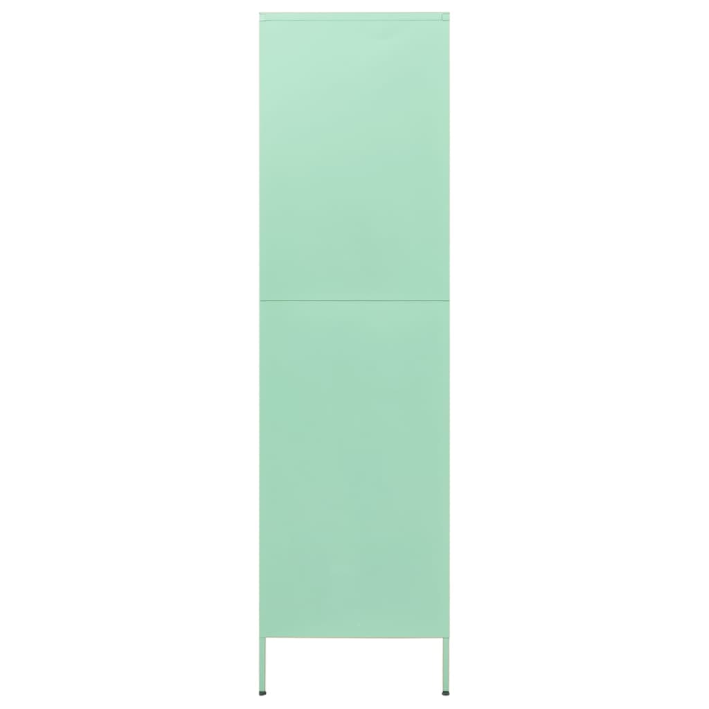 Steel Wardrobe 90cm Wide With 2 Doors - Vantage Home