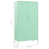Steel Wardrobe 90cm Wide With 2 Doors - Vantage Home
